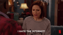 Too Much GIF - Ellie Kemper I Hate The Internet Unbreakable Kimmy Schmidt GIFs
