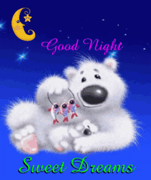 Goodnight Sweet Dreams GIF - Goodnight Sweet Dreams Bear GIFs