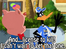 daffy duck licensetokill