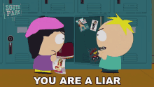 You Are A Liar Wendy Testaburger GIF - You Are A Liar Wendy Testaburger Butters Stotch GIFs