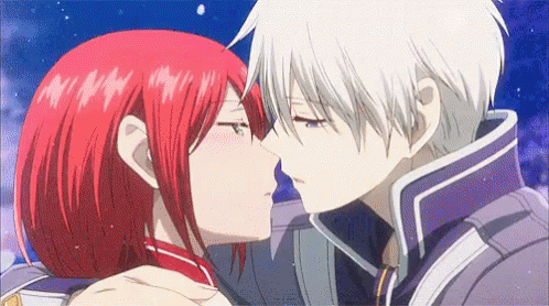 cute gay anime kiss gif