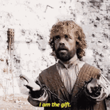 Game Of Thrones I Am The Gift GIF - Game Of Thrones I Am The Gift Tryion Lannister GIFs