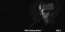 Hugh Laurie I Like Being Alone GIF - Hugh Laurie I Like Being Alone GIFs