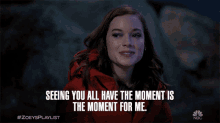 Seeing You All Have The Moment Is The Moment For Me Jane Levy GIF - Seeing You All Have The Moment Is The Moment For Me Jane Levy Zoey GIFs