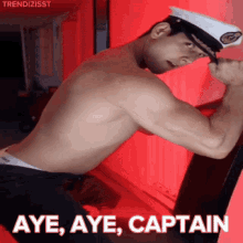 Aye Aye Captain Seductive GIF - Aye Aye Captain Seductive Handsome GIFs