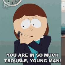 You Are In So Much Trouble Young Man Liane Cartman GIF - You Are In So Much Trouble Young Man Liane Cartman South Park GIFs