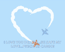 heart plane love i love you dearly precious cargo