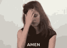 Praying Woman GIF - Praying Woman Amen GIFs