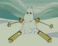 Moomin Snow GIF - Moomin Snow Winter GIFs