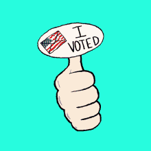 I Voted Sticker I Voted By Mail GIF - I Voted Sticker Sticker I Voted By Mail GIFs