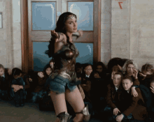 Wonder Woman Block GIF - Wonder Woman Block Deflect GIFs