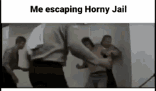 horny escaping