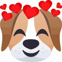 loving dog joypixels loving thoughts thoughts of love