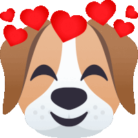 Loving Dog Sticker - Loving Dog Joypixels Stickers