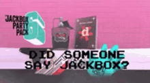 jackbox party pack did someone say jackbox text animated text glitch