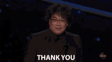thank you nice appreciate it grateful bong joon ho