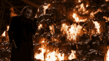 Joker Burning GIF - Joker Burning On Fire GIFs