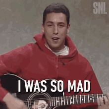 I Was So Mad Adam Sandler GIF - I Was So Mad Adam Sandler Saturday Night Live GIFs