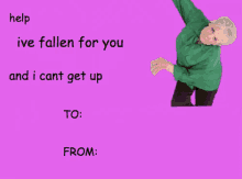 Fall For You GIF - Valentines Day Card Fallen GIFs