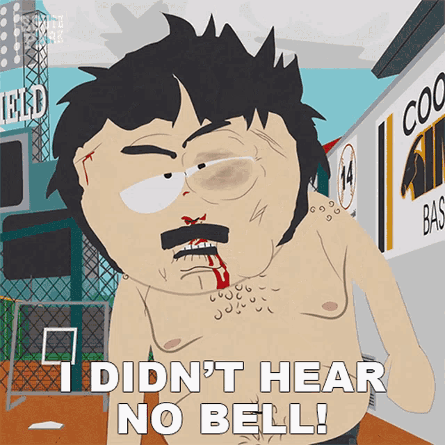 I Didnt Hear No Bell Randy Marsh Gif I Didnt Hear No Bell Randy Marsh South Park Discover Share Gifs