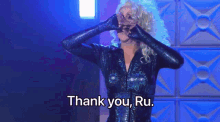 Thank You Thank You Ru GIF - Thank You Thank You Ru Rupaul GIFs
