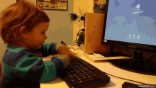 Baby Typing GIF - Baby Typing Computer GIFs