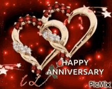 Happy Anniversary I Love You GIF - Happy Anniversary I Love You Hearts GIFs