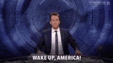 Get Up GIF - Jordan Klepper The Opposition Wake Up America GIFs