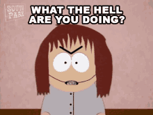 What The Hell Are You Doing Shelly Marsh GIF - What The Hell Are You Doing Shelly Marsh South Park GIFs