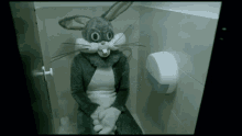 Bunny Toilet GIF - Bunny Toilet Creepy GIFs