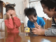 excited kids freaking out freak out new toy