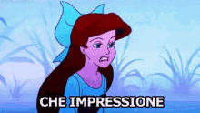impression disgust awful ariel