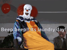 Pennywise It GIF - Pennywise It Laundry Day GIFs