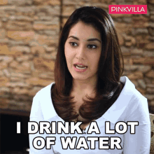 I Drink A Lot Of Water Raashi Khanna GIF - I Drink A Lot Of Water Raashi Khanna Pinkvilla GIFs
