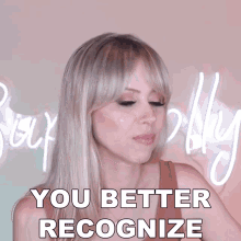 You Better Recognize Superholly GIF - You Better Recognize Superholly Better Notice GIFs