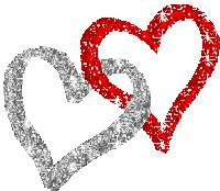 Hearts Glitter Sticker - Hearts Glitter Sparkler Stickers