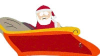Hop In Santa Claus Sticker - Hop In Santa Claus Mr Hankey Stickers
