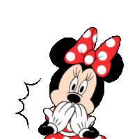 Minnie Mouse Blow Kiss Sticker - Minnie Mouse Blow Kiss Kiss Stickers