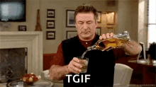 Alec Baldwin Drinks GIF - Alec Baldwin Drinks Drinking GIFs