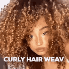 Curly Hair Weave Weave Hair GIF - Curly Hair Weave Weave Hair Curly Hair GIFs