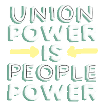 Union Power Is People Power Jazminantoinette Sticker - Union Power Is People Power Union Power Stickers