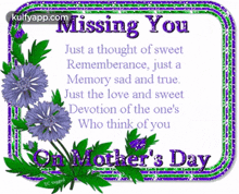 Missing You On Mothers Day.Gif GIF - Missing You On Mothers Day Mothers Day Moms Day GIFs