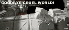 Goodbye Cruel World! GIF - Astronaut Life Goodbye Cruel World GIFs