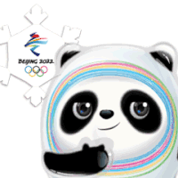 I See Bing Dwen Dwen Sticker - I See Bing Dwen Dwen Winter Olympics2022 Stickers