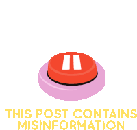 This Post Contains Misinformation Pausebeforeyoushare Sticker - This Post Contains Misinformation Pausebeforeyoushare Misinformation Stickers