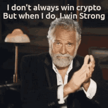 interesting man strong crypto