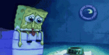 sad face missing gary lonely tears spongebob