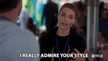I Really Admire Your Style Lauren German GIF - I Really Admire Your Style Lauren German Chloe Decker GIFs