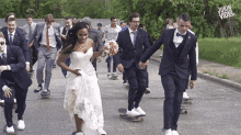 Here Comes The Bride Tripping GIF - Here Comes The Bride Tripping Skating GIFs