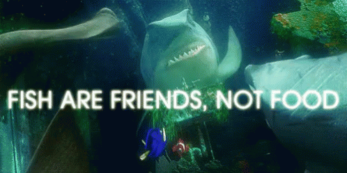 Fish Are Friends Not Food GIFs | Tenor
